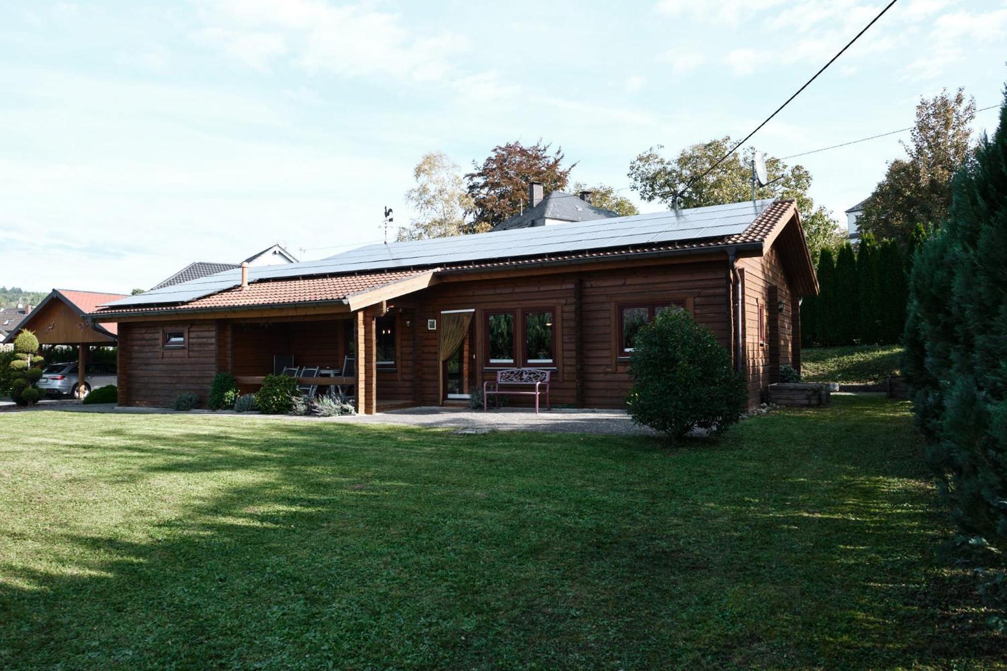 Villa Holzblockhaus, Eifel Oberkail Exterior foto