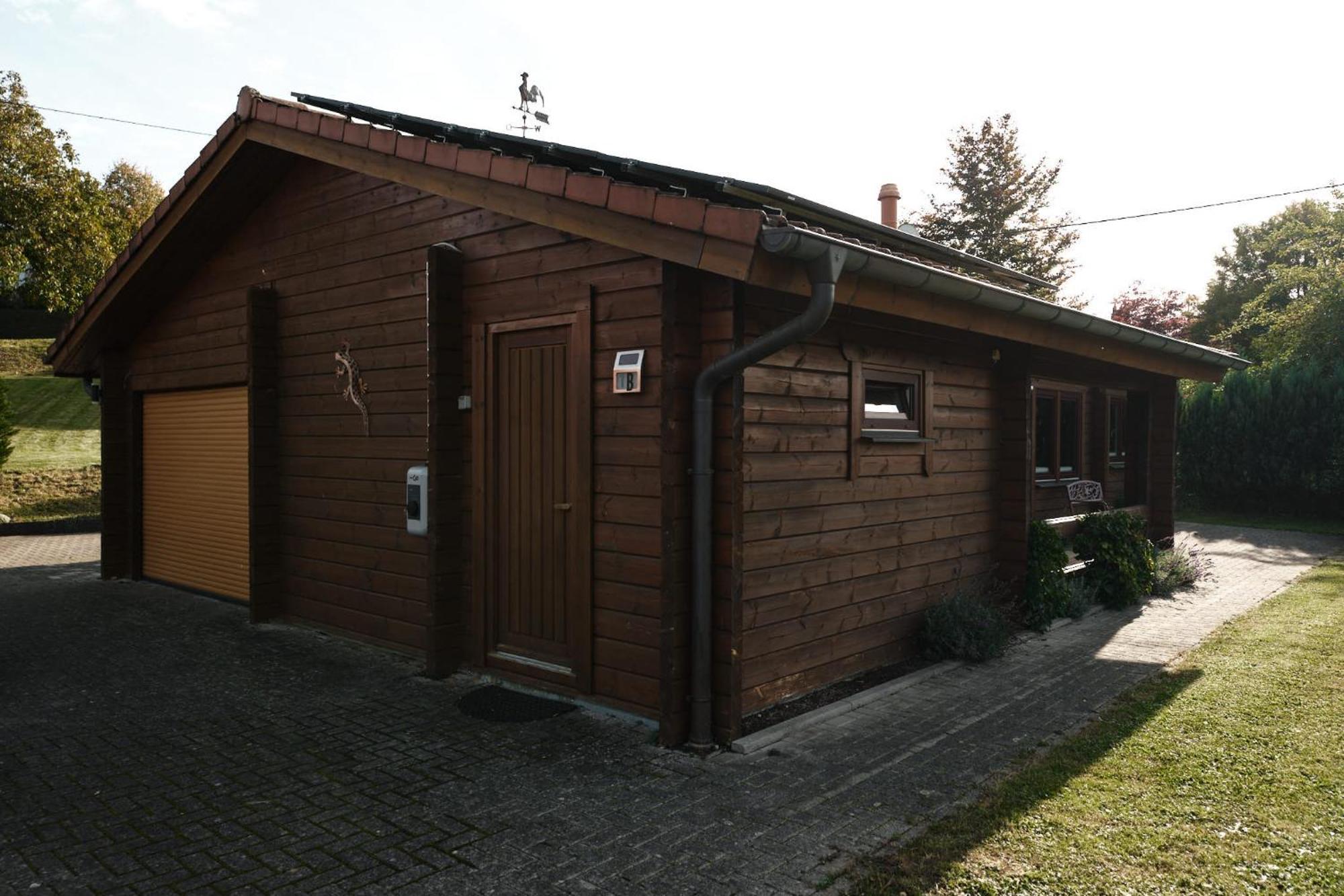 Villa Holzblockhaus, Eifel Oberkail Exterior foto